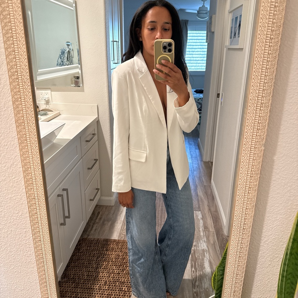 Stylish White Blazer